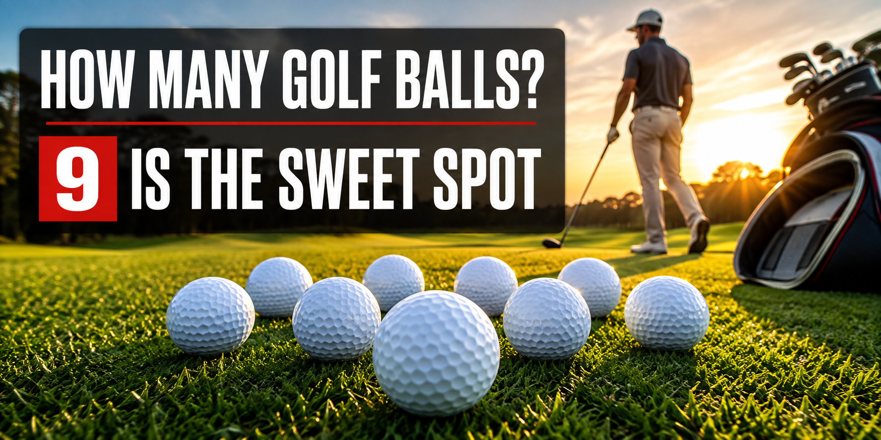 how many golf balls for a round