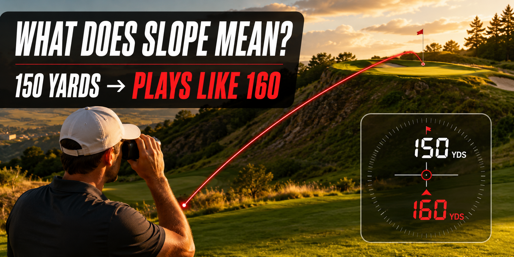 what does a golf slope mean