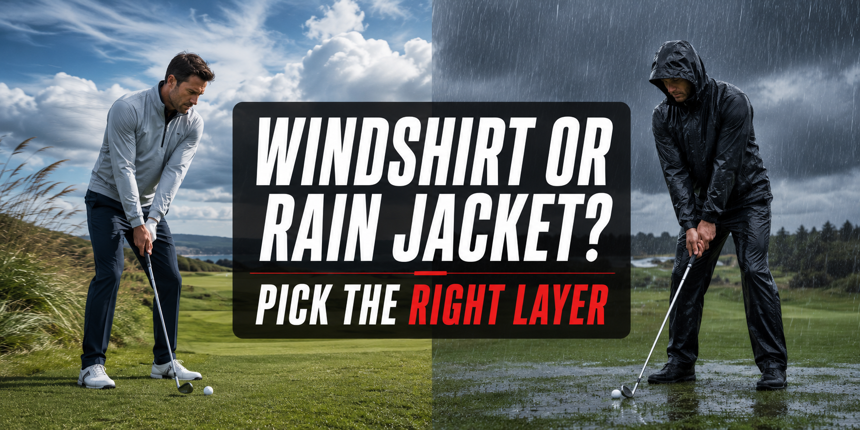 Windshirt vs Rain Jacket for Golfers: Wind, Rain, Breathability and More