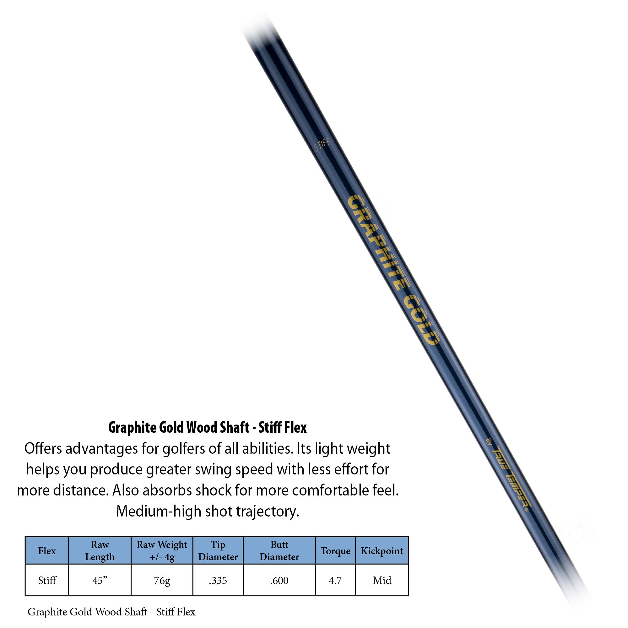Golf Shafts – MG Golf display picture 1